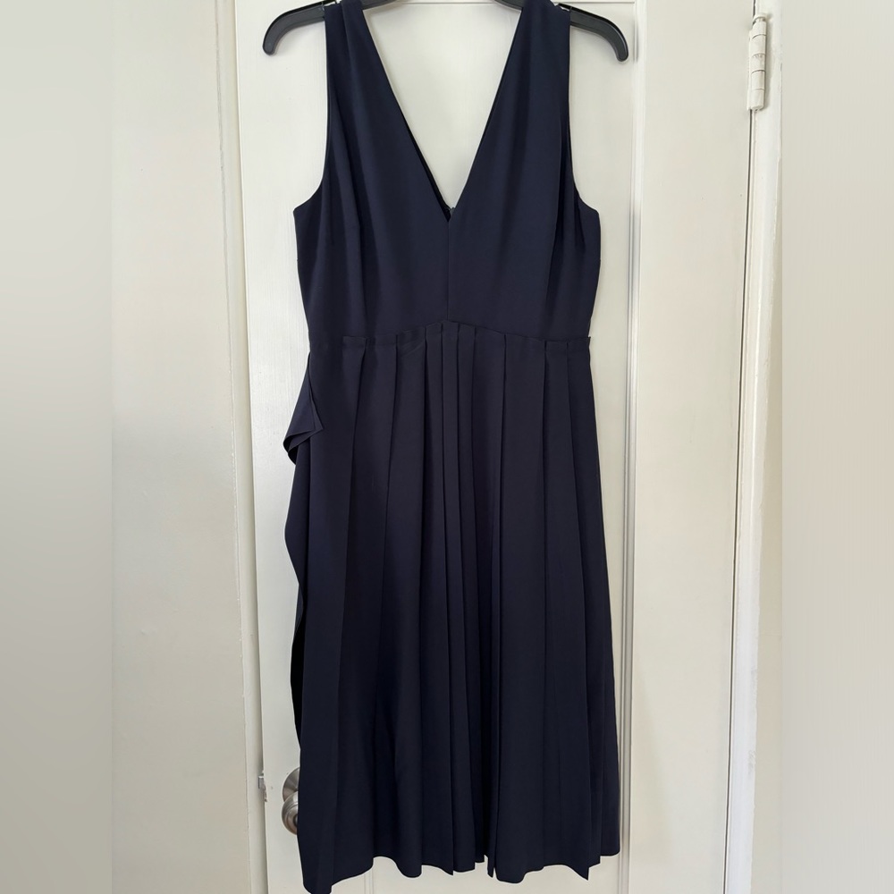 Navy blue bridesmaid or wedding guest dress